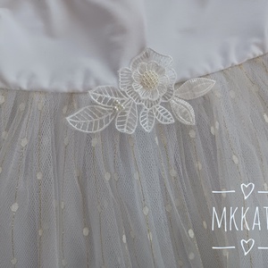 Ünnepi Elegancia: Kislány keresztelő ruha 74-es méret  - ruha & divat - gyerekruha - Meska.hu