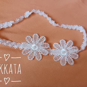 Újszülött / baba fejpánt több méretben  - ruha & divat - babaruha & gyerekruha - babafotózási ruha és kellék - Meska.hu