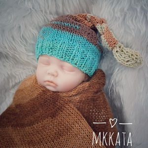 Kötött baba sapka újszülött fotózásra , Ruha & Divat, Babaruha & Gyerekruha, Babasapka, Kötés, MESKA
