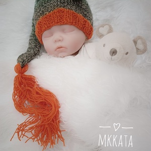 Kötött baba sapka újszülött fotózásra , Ruha & Divat, Babaruha & Gyerekruha, Babasapka, Kötés, MESKA