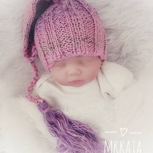  Kötött baba sapka újszülött fotózásra , Ruha & Divat, Babaruha & Gyerekruha, Babafotózási ruha és kellék, Varrás, Kötés, MESKA