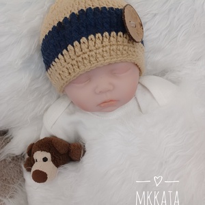 Horgolt baba sapka újszülött fotózásra , Ruha & Divat, Babaruha & Gyerekruha, Babasapka, Horgolás, MESKA