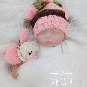 Puha Kényelem: Kézzel kötött babasapka  Újszülött fotózáshoz, Ruha & Divat, Babaruha & Gyerekruha, Babafotózási ruha és kellék, Kötés, MESKA