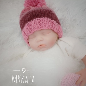  Kötött baba sapka újszülött fotózásra , Ruha & Divat, Babaruha & Gyerekruha, Babasapka, Kötés, MESKA