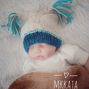  Kötött baba sapka újszülött fotózásra , Ruha & Divat, Babaruha & Gyerekruha, Babasapka, Kötés, MESKA