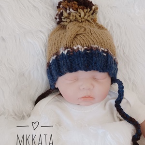  Kötött baba sapka újszülött fotózásra , Ruha & Divat, Babaruha & Gyerekruha, Babasapka, Kötés, MESKA