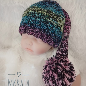 Kötött baba sapka újszülött fotózásra , Ruha & Divat, Babaruha & Gyerekruha, Babasapka, Kötés, MESKA