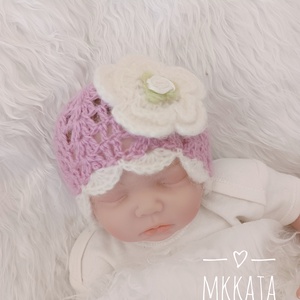 Horgolt baba sapka újszülött fotózásra , Ruha & Divat, Babaruha & Gyerekruha, Babasapka, Horgolás, MESKA