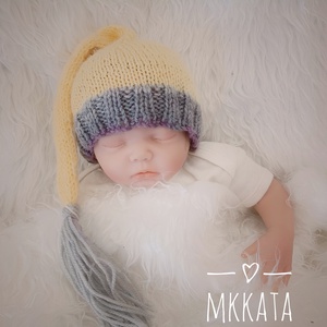 Kötött baba sapka újszülött fotózásra , Ruha & Divat, Babaruha & Gyerekruha, Babafotózási ruha és kellék, Kötés, MESKA