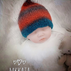 Kötött baba sapka újszülött fotózásra , Ruha & Divat, Babaruha & Gyerekruha, Babasapka, Kötés, MESKA