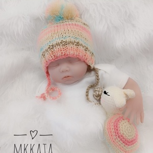  Kötött baba sapka újszülött fotózásra , Ruha & Divat, Babaruha & Gyerekruha, Babasapka, Kötés, MESKA