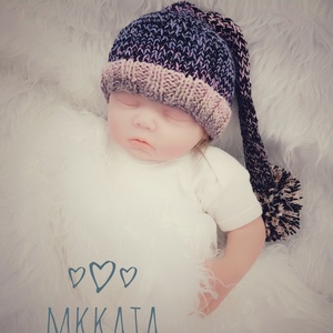  Kötött baba sapka újszülött fotózásra , Ruha & Divat, Babaruha & Gyerekruha, Babasapka, Kötés, MESKA