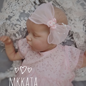 Újszülött / baba fejpánt több méretben  - ruha & divat - babaruha & gyerekruha - babafotózási ruha és kellék - Meska.hu
