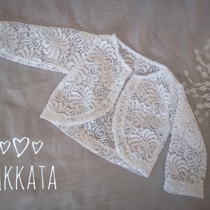 Csipke boleró/ 68-as méret, Ruha & Divat, Babaruha & Gyerekruha, Babafotózási ruha és kellék, Varrás, Meska