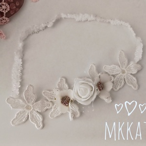 Újszülött / baba fejpánt több méretben  - ruha & divat - babaruha & gyerekruha - babafotózási ruha és kellék - Meska.hu