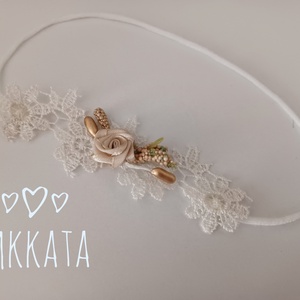 Újszülött / baba fejpánt több méretben  - ruha & divat - babaruha & gyerekruha - babafotózási ruha és kellék - Meska.hu