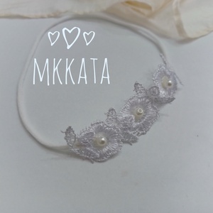 Újszülött / baba fejpánt több méretben  - ruha & divat - babaruha & gyerekruha - babafotózási ruha és kellék - Meska.hu