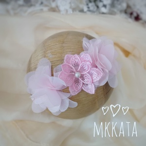 Újszülött / baba fejpánt több méretben  - ruha & divat - babaruha & gyerekruha - babafotózási ruha és kellék - Meska.hu
