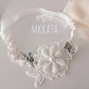 Újszülött / baba fejpánt több méretben  - ruha & divat - babaruha & gyerekruha - babafotózási ruha és kellék - Meska.hu