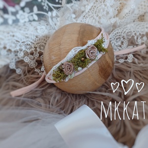  Tüll szoknya és fejpánt szett   újszülött fotózáshoz - ruha & divat - babaruha & gyerekruha - babafotózási ruha és kellék - Meska.hu