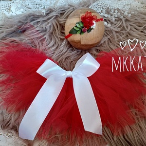  Tüll szoknya és fejpánt szett újszülött fotózáshoz, Ruha & Divat, Babaruha & Gyerekruha, Babafotózási ruha és kellék, Varrás, MESKA
