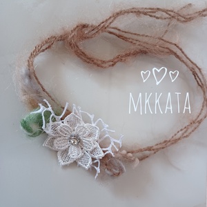 Újszülött / baba fejpánt több méretben  - ruha & divat - babaruha & gyerekruha - babafotózási ruha és kellék - Meska.hu