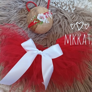  Tüll szoknya és fejpánt szett  újszülött fotózáshoz, Ruha & Divat, Babaruha & Gyerekruha, Babafotózási ruha és kellék, Varrás, MESKA