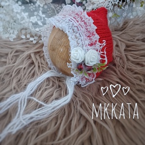 Kötött baba sapka újszülött fotózásra , Ruha & Divat, Babaruha & Gyerekruha, Babasapka, Kötés, MESKA