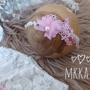 Csipkecsoda kislány body és fejpánt szett Újszülött fotózáshoz - ruha & divat - babaruha & gyerekruha - babafotózási ruha és kellék - Meska.hu