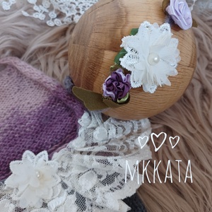 A Kisbaba első  fényképei: Kézzel kötött szett Újszülött fotózásra - ruha & divat - babaruha & gyerekruha - babafotózási ruha és kellék - Meska.hu
