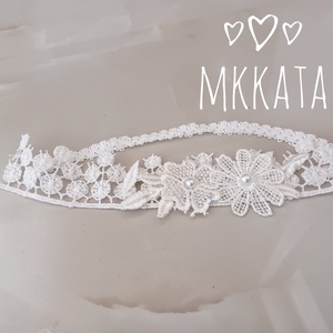 Újszülött / baba fejpánt több méretben  - ruha & divat - babaruha & gyerekruha - babafotózási ruha és kellék - Meska.hu