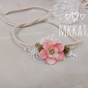 Újszülött / baba fejpánt több méretben  - ruha & divat - babaruha & gyerekruha - babafotózási ruha és kellék - Meska.hu