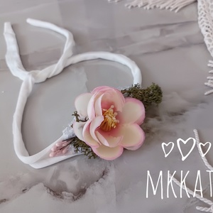 Újszülött / baba fejpánt több méretben  - ruha & divat - babaruha & gyerekruha - babafotózási ruha és kellék - Meska.hu