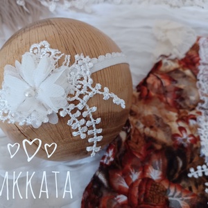 Csipke body és fejpánt szett Újszülött fotózáshoz - ruha & divat - babaruha & gyerekruha - babafotózási ruha és kellék - Meska.hu
