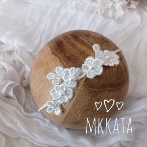 Újszülött / baba fejpánt több méretben , Ruha & Divat, Babaruha & Gyerekruha, Keresztelő ruha, Varrás, Meska