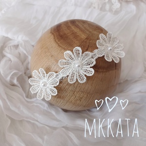 Újszülött / baba fejpánt több méretben  - Meska.hu