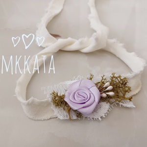 Újszülött / baba fejpánt   - ruha & divat - babaruha & gyerekruha - babafotózási ruha és kellék - Meska.hu