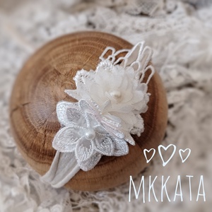Újszülött / baba fejpánt  , Ruha & Divat, Babaruha & Gyerekruha, Babafotózási ruha és kellék, Varrás, Meska