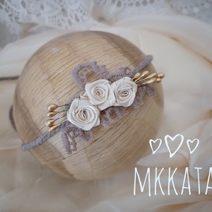 Újszülött / baba fejpánt   - Meska.hu