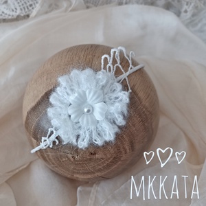 Újszülött / baba fejpánt  , Ruha & Divat, Babaruha & Gyerekruha, Babafotózási ruha és kellék, Varrás, Horgolás, MESKA