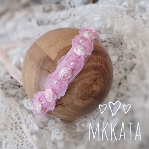 Újszülött / baba fejpánt  , Ruha & Divat, Babaruha & Gyerekruha, Babafotózási ruha és kellék, Varrás, Meska