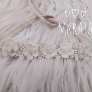 Újszülött / baba fejpánt   - ruha & divat - babaruha & gyerekruha - babafotózási ruha és kellék - Meska.hu