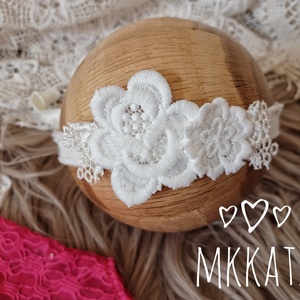 Csipke body és fejpánt szett Újszülött fotózáshoz - baba - mama - babafotózás - szett újszülött fotózásra - Meska.hu