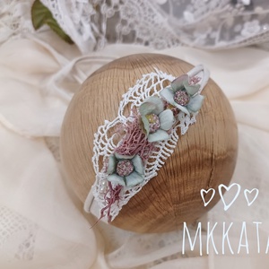 Újszülött / baba fejpánt - ruha & divat - babaruha & gyerekruha - babafotózási ruha és kellék - Meska.hu