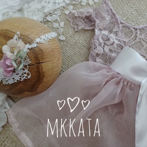 Csipke body , szoknya és fejpánt szett Újszülött fotózáshoz - ruha & divat - babaruha & gyerekruha - babafotózási ruha és kellék - Meska.hu