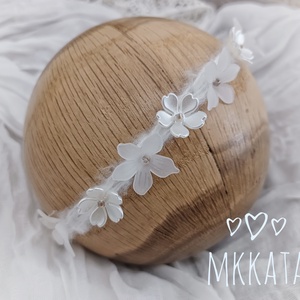 Újszülött / baba fejpánt   - ruha & divat - babaruha & gyerekruha - babafotózási ruha és kellék - Meska.hu