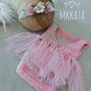 Kötött Újszülött  szett fotózásra 50-56-os méret , Ruha & Divat, Babaruha & Gyerekruha, Babafotózási ruha és kellék, Kötés, MESKA