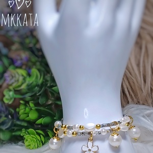 Egyedi Gyöngy  ékszer - karkötő  - ékszer - karkötő - memóriadrótos karkötő - Meska.hu