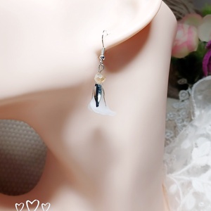 Egyedi Gyöngy ékszer fülbevaló  - ékszer - fülbevaló - lógó fülbevaló - Meska.hu