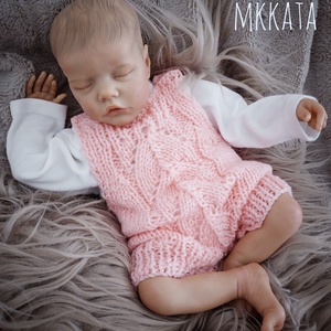   Kötött kantáros nadrág újszülött fotózásra , Ruha & Divat, Babaruha & Gyerekruha, Babafotózási ruha és kellék, Kötés, MESKA